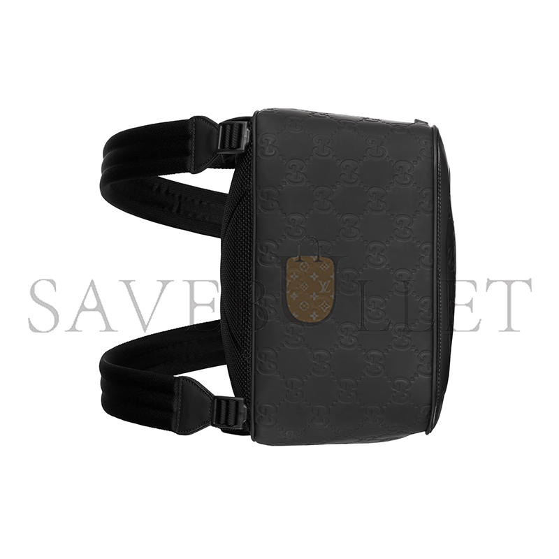 GUCCI RUBBER-EFFECT MEDIUM BACKPACK 771280 (34*26*14cm) GUCCI RUBBER-EFFECT MEDIUM BACKPACK 771280 (34*26*14cm)